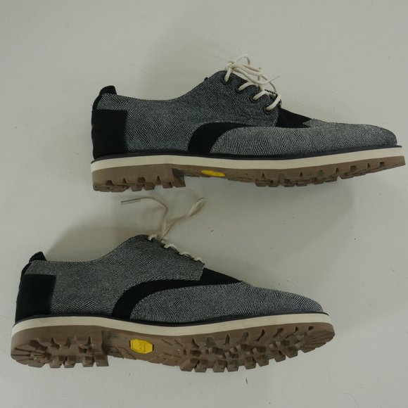 Toms Mens Brogue Wingtip Lace Up Oxford Shoes main image 7